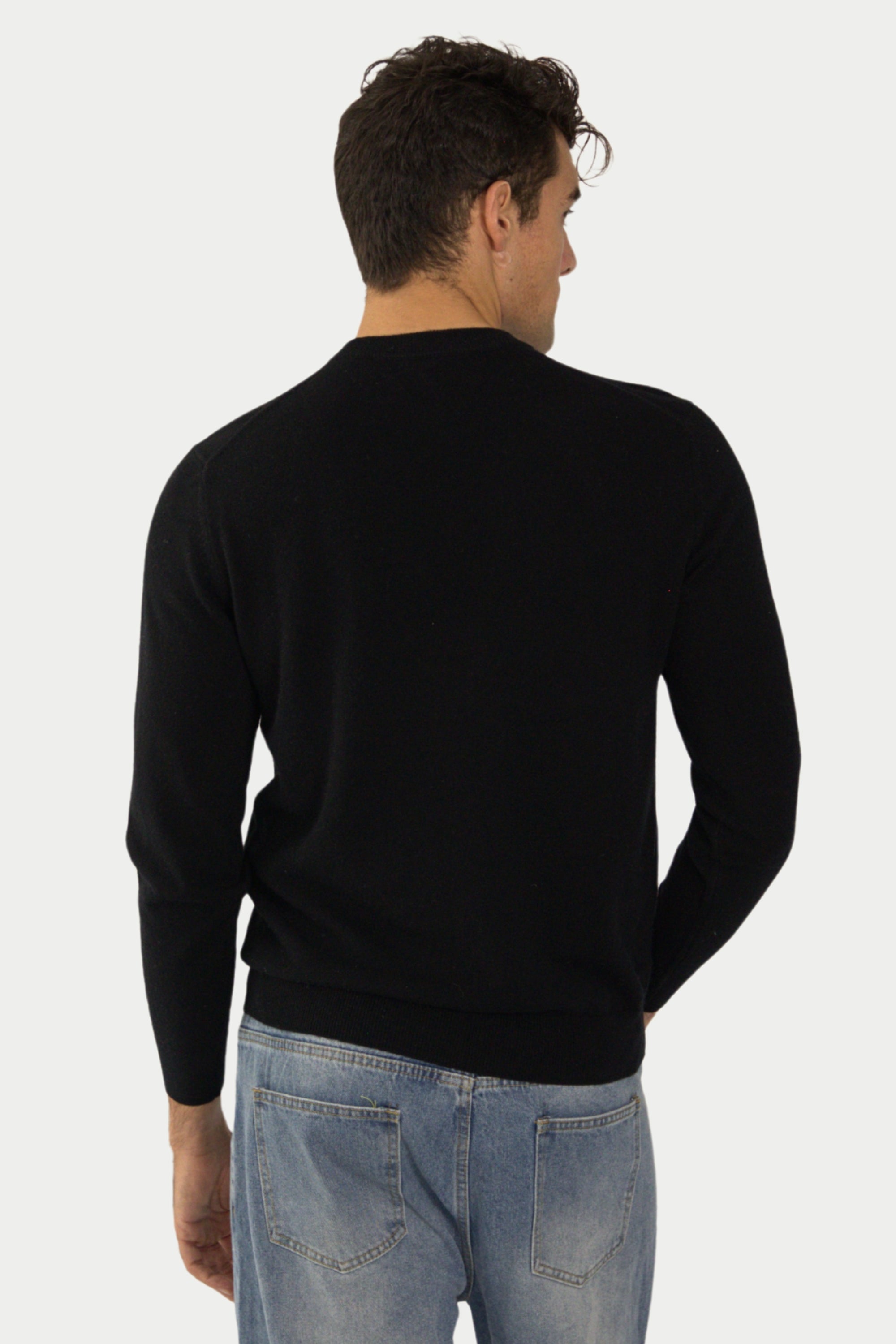 Daily 100% Cashmere Men's Crew Neck Sweater - SOLOVA MOVE