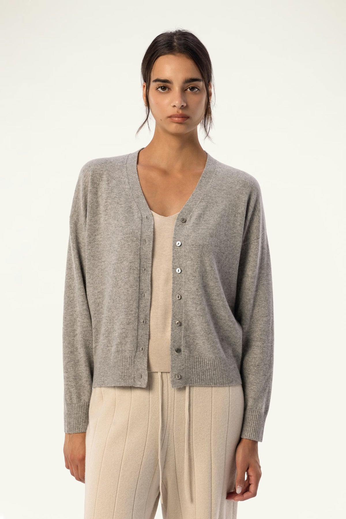 Baby Cashmere Lightweight V-Neck Cardigan - SOLOVA MOVE