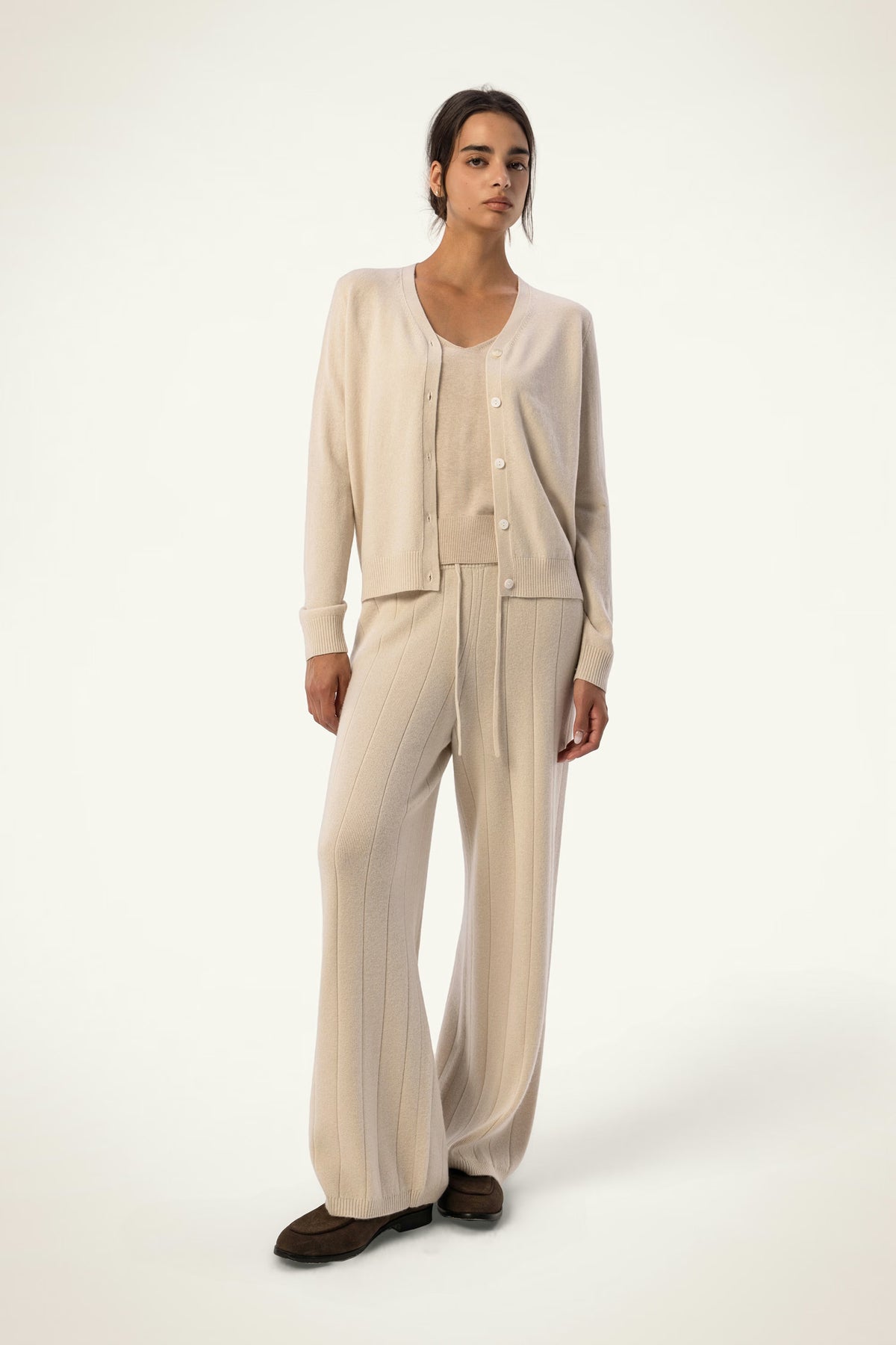 Machine-Washable Wool-Cashmere Cardigan - SOLOVA MOVE