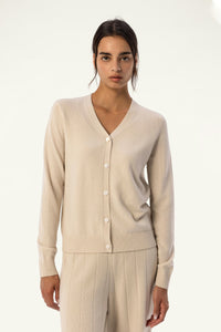 Machine-Washable Wool-Cashmere Cardigan - SOLOVA MOVE