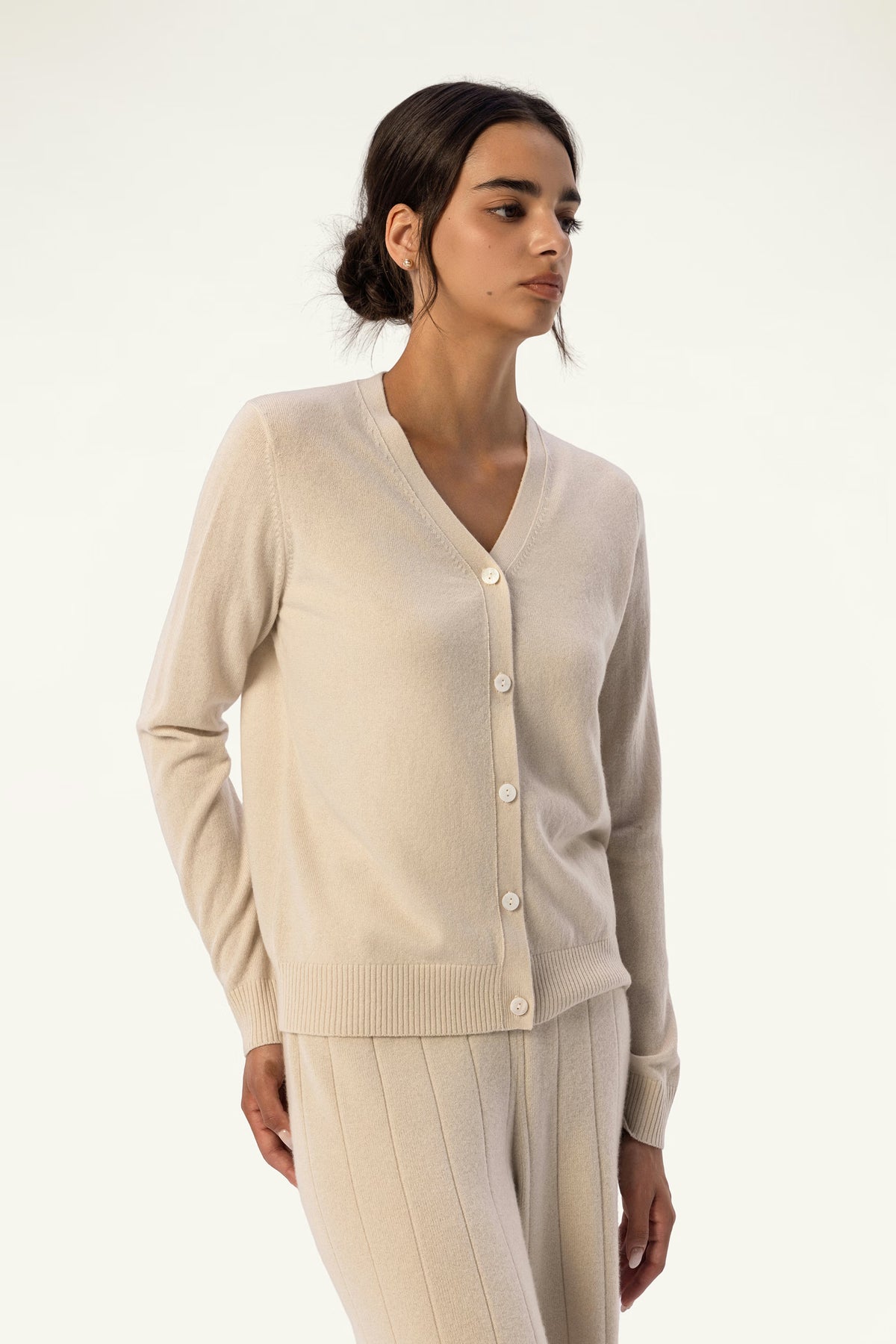 Machine-Washable Wool-Cashmere Cardigan - SOLOVA MOVE