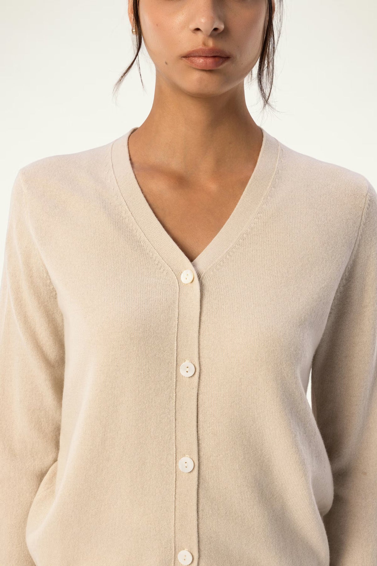 Machine-Washable Wool-Cashmere Cardigan - SOLOVA MOVE