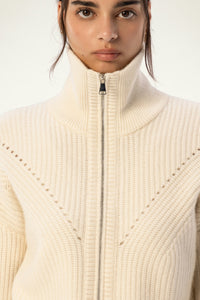 Rachel Cashmere Zip Cardigan - SOLOVA MOVE