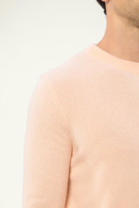 Daily 100% Cashmere Men's Crew Neck Sweater-Soft Almond - SOLOVA MOVE