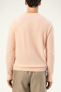 Daily 100% Cashmere Men's Crew Neck Sweater-Soft Almond - SOLOVA MOVE