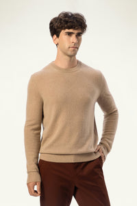 Daily Men's Cashmere Crewneck — Black - SOLOVA MOVE