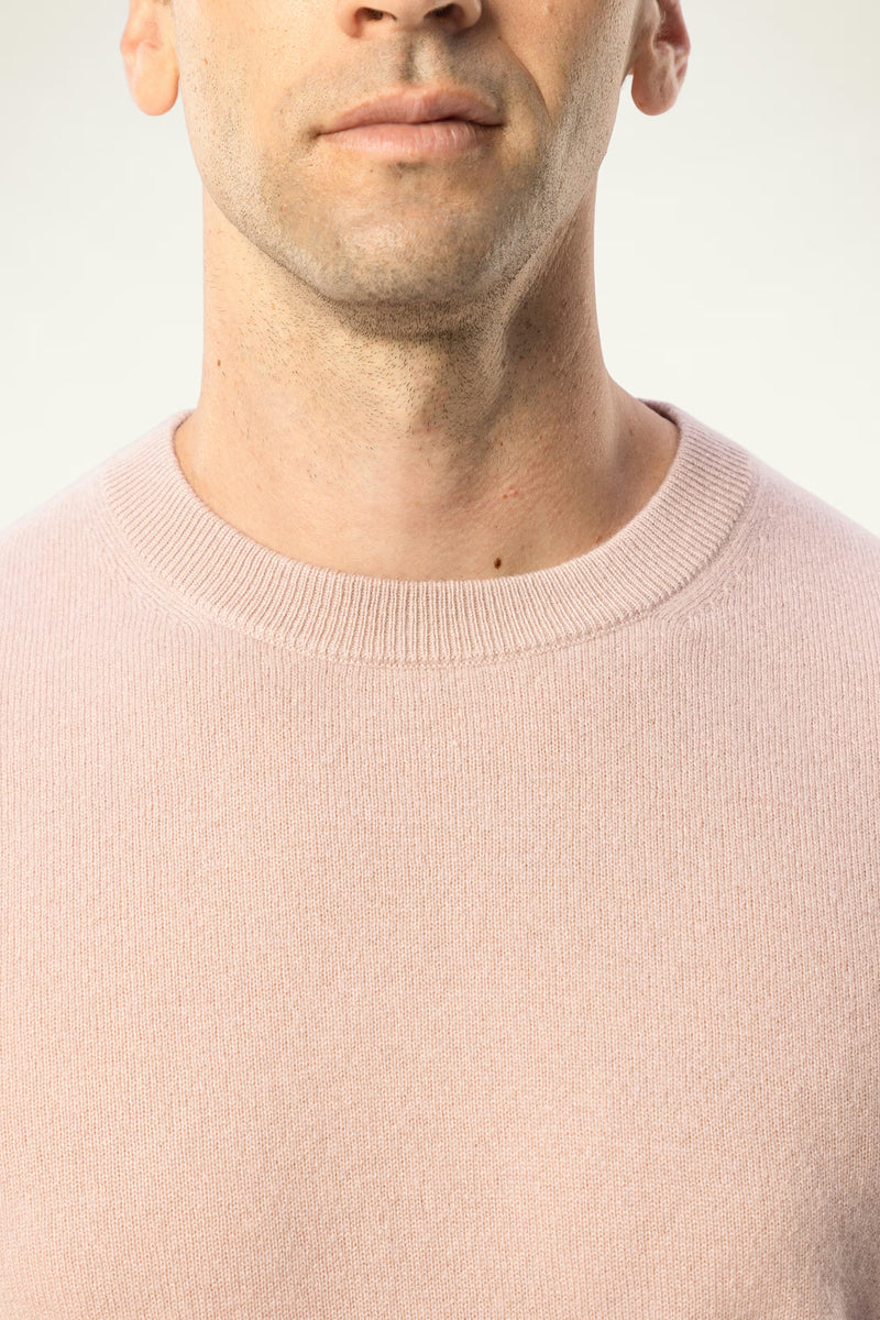 Daily 100% Cashmere Men's Crew Neck Sweater-Brown Sugar - SOLOVA MOVE
