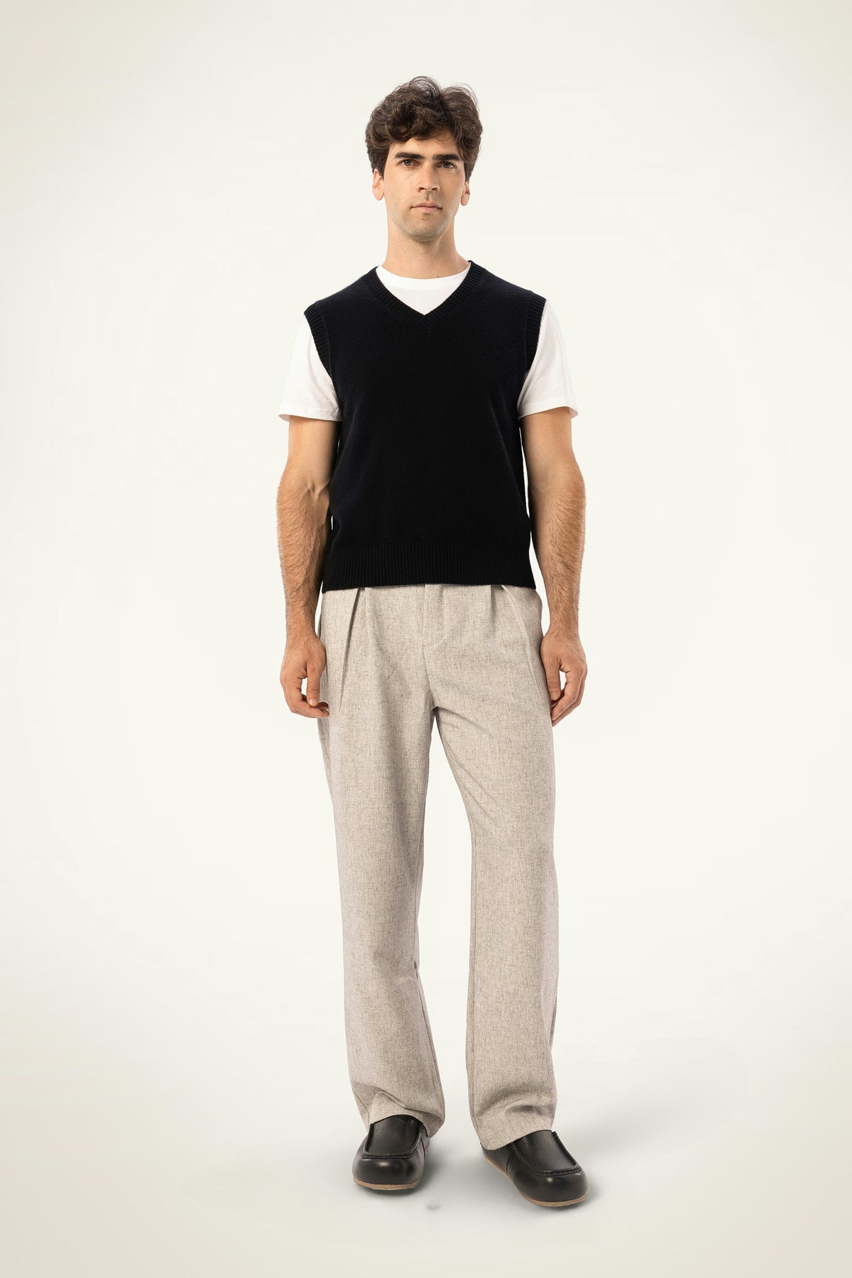 Baby Cashmere V-Neck Vest - SOLOVA MOVE