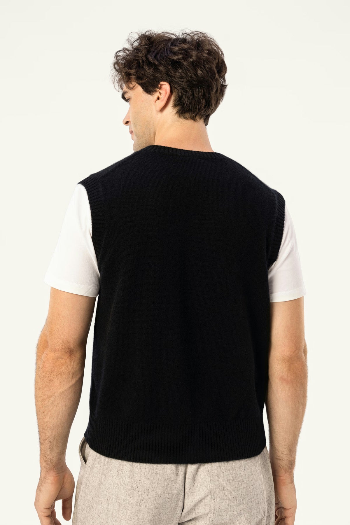 Baby Cashmere V-Neck Vest - SOLOVA MOVE