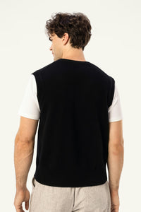 Baby Cashmere V-Neck Vest - SOLOVA MOVE