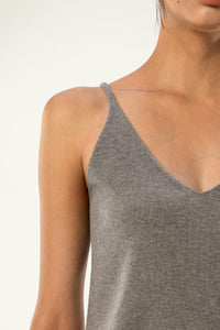 Cotton-Silk-Cashmere V-Neck Camisole - SOLOVA MOVE