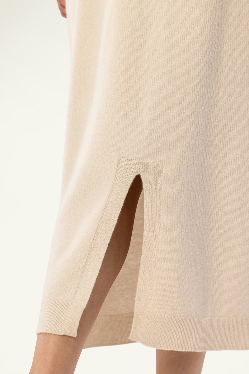 Wool-Cashmere Drawstring Maxi Skirt - SOLOVA MOVE