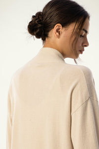 Wool-Cashmere Longline Open Cardigan - SOLOVA MOVE