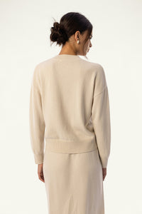 Wool-Cashmere Relaxed Lounge Crewneck - SOLOVA MOVE