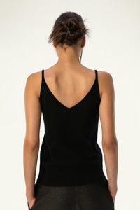 Cotton-Silk-Cashmere V-Neck Camisole - SOLOVA MOVE