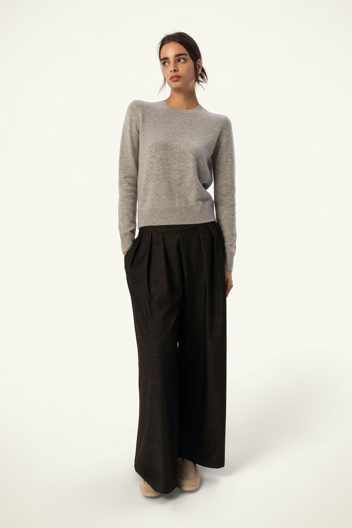 Baby Cashmere Crewneck Sweater - SOLOVA MOVE