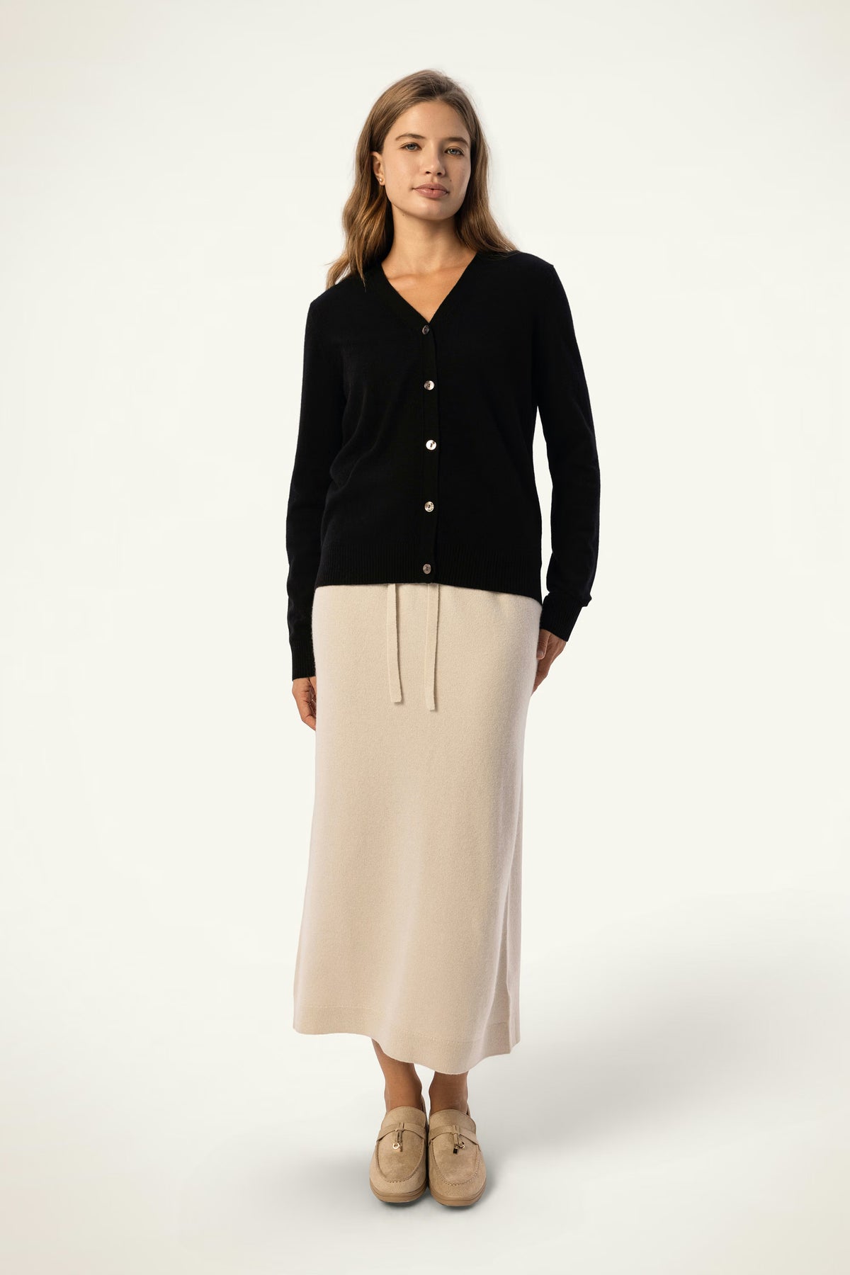 Machine-Washable Wool-Cashmere Cardigan - SOLOVA MOVE