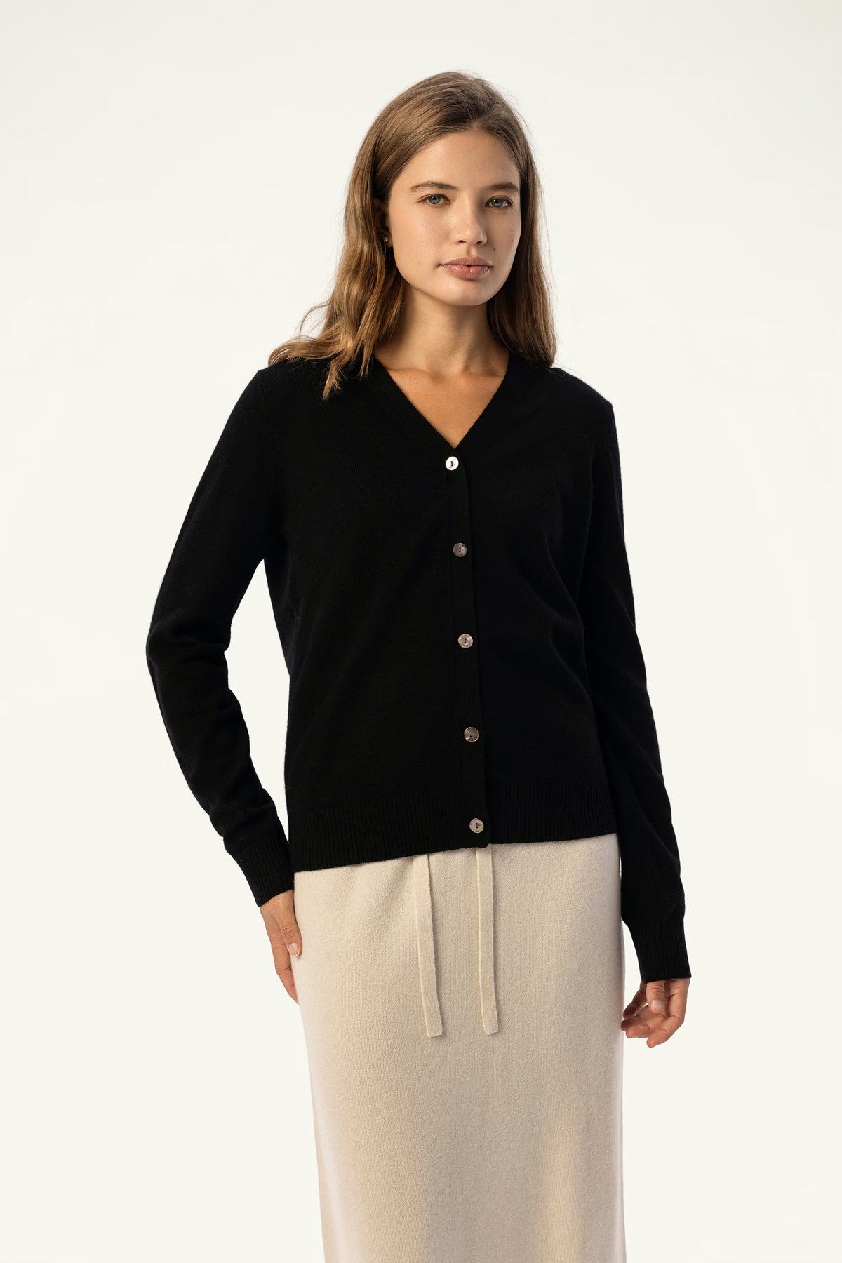 Machine-Washable Wool-Cashmere Cardigan - SOLOVA MOVE