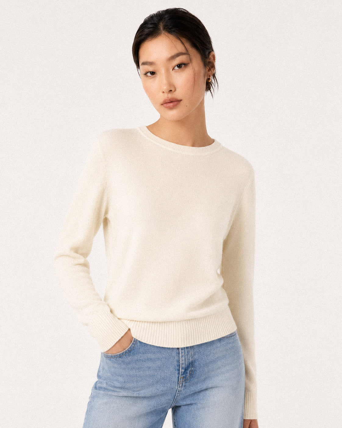 Daily 100% Cashmere Women's Crew Neck Sweater