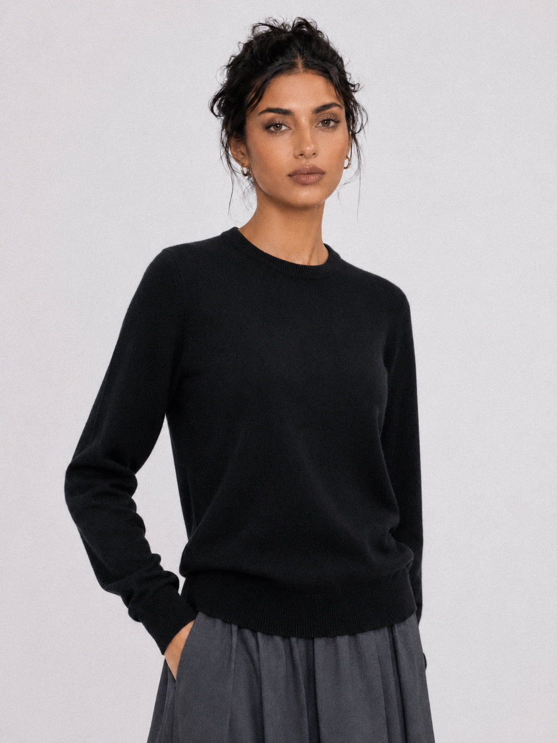Daily 100% Cashmere Women's Crew Neck Sweater
