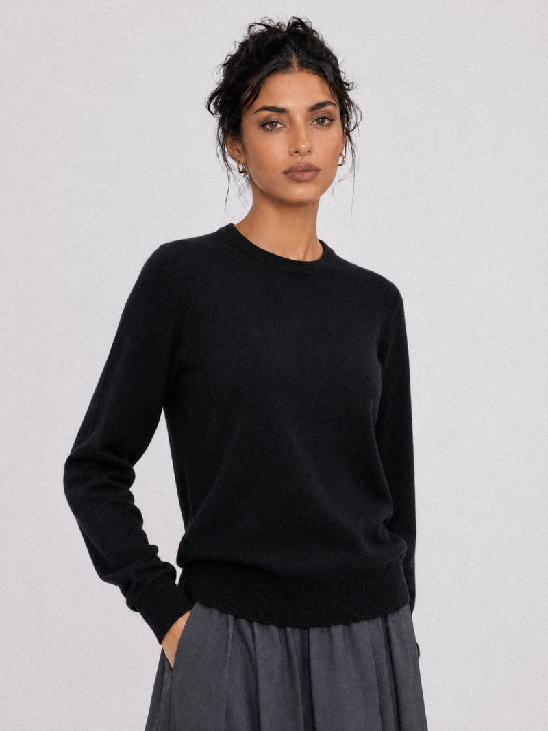 Daily 100% Cashmere Women's Crew Neck Sweater