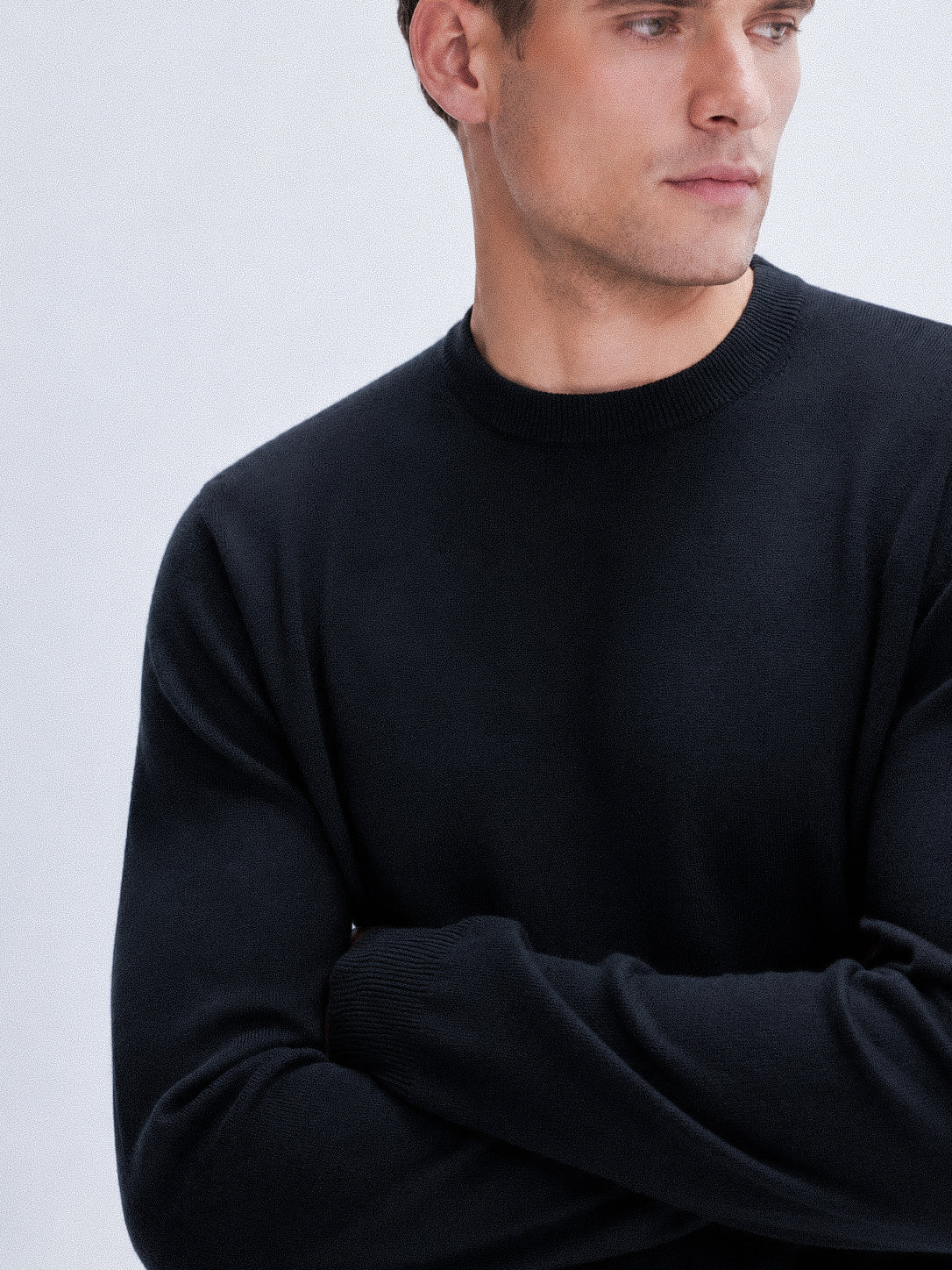 Daily 100% Cashmere Men's Crew Neck Sweater
