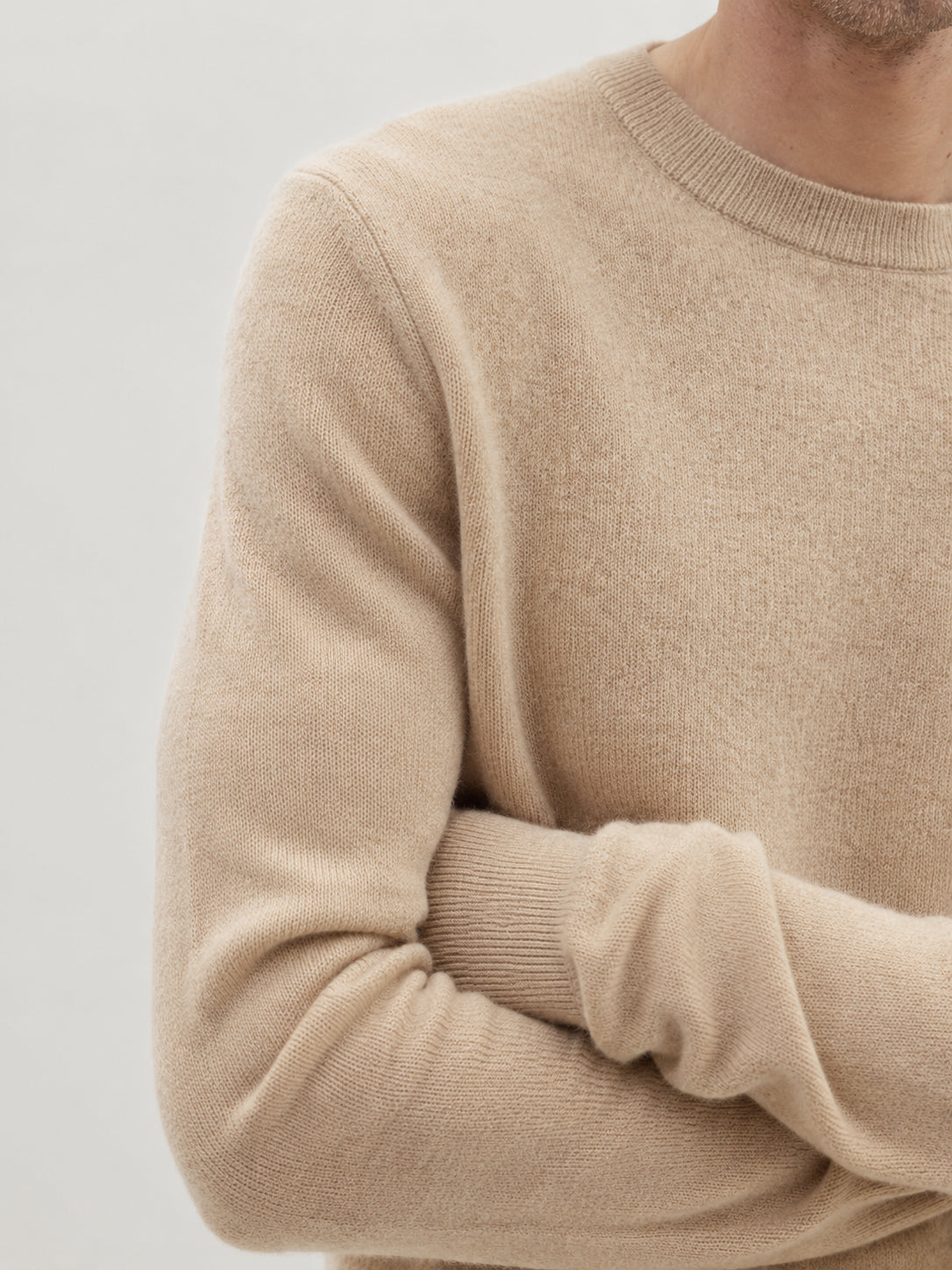 Daily 100% Cashmere Men's Crew Neck Sweater