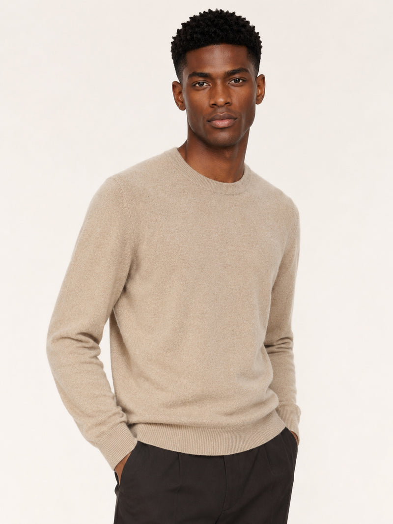 Daily 100% Cashmere Men's Crew Neck Sweater