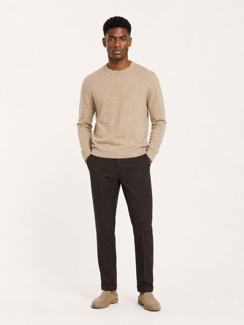 Daily 100% Cashmere Men's Crew Neck Sweater