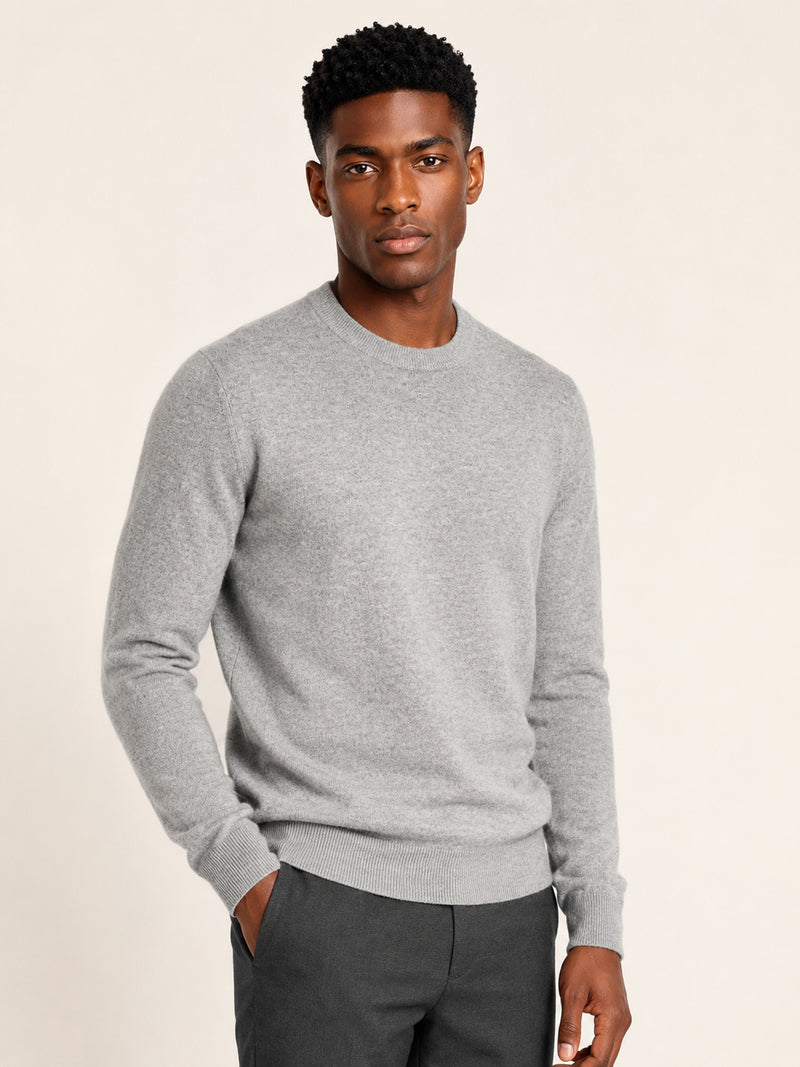 Daily 100% Cashmere Men's Crew Neck Sweater
