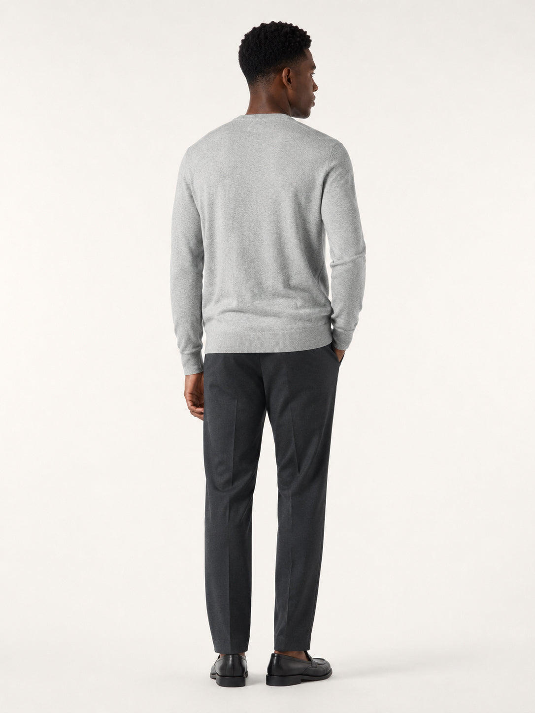 Daily 100% Cashmere Men's Crew Neck Sweater
