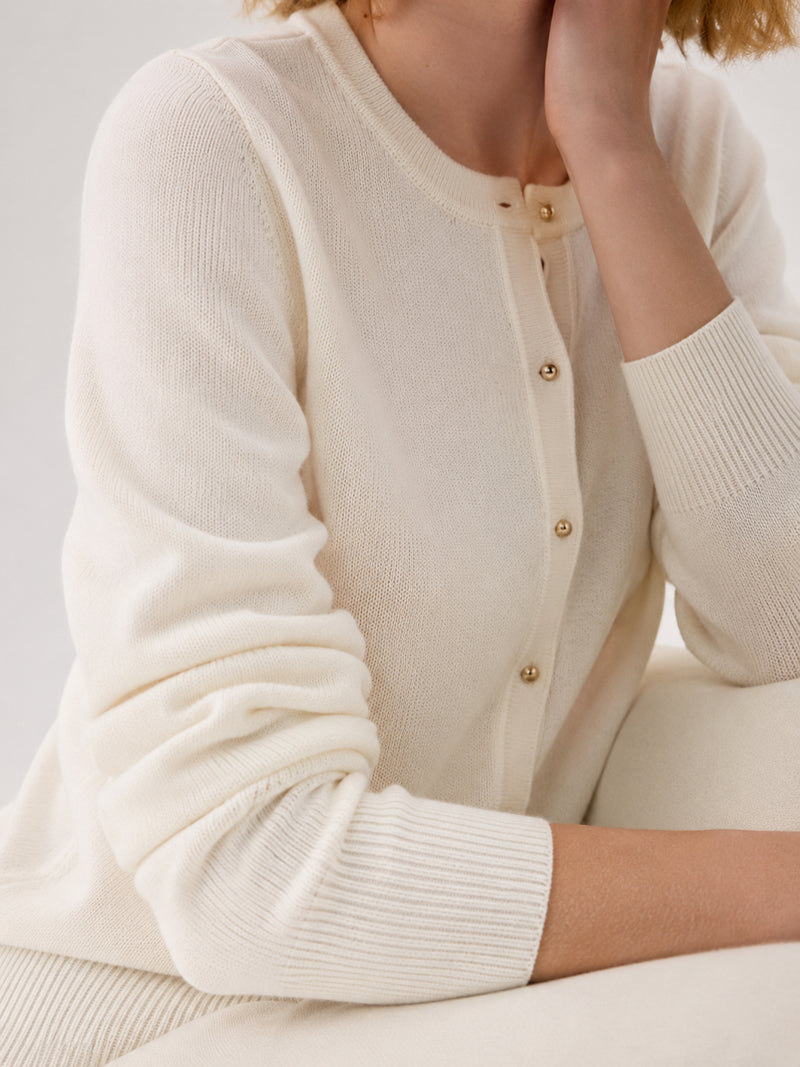 Daily Women's Crew Neck Cardigan