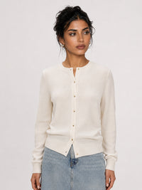 Daily Women's Crew Neck Cardigan