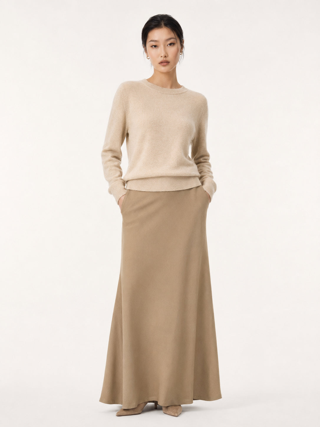 Daily 100% Cashmere Women's Crew Neck Sweater