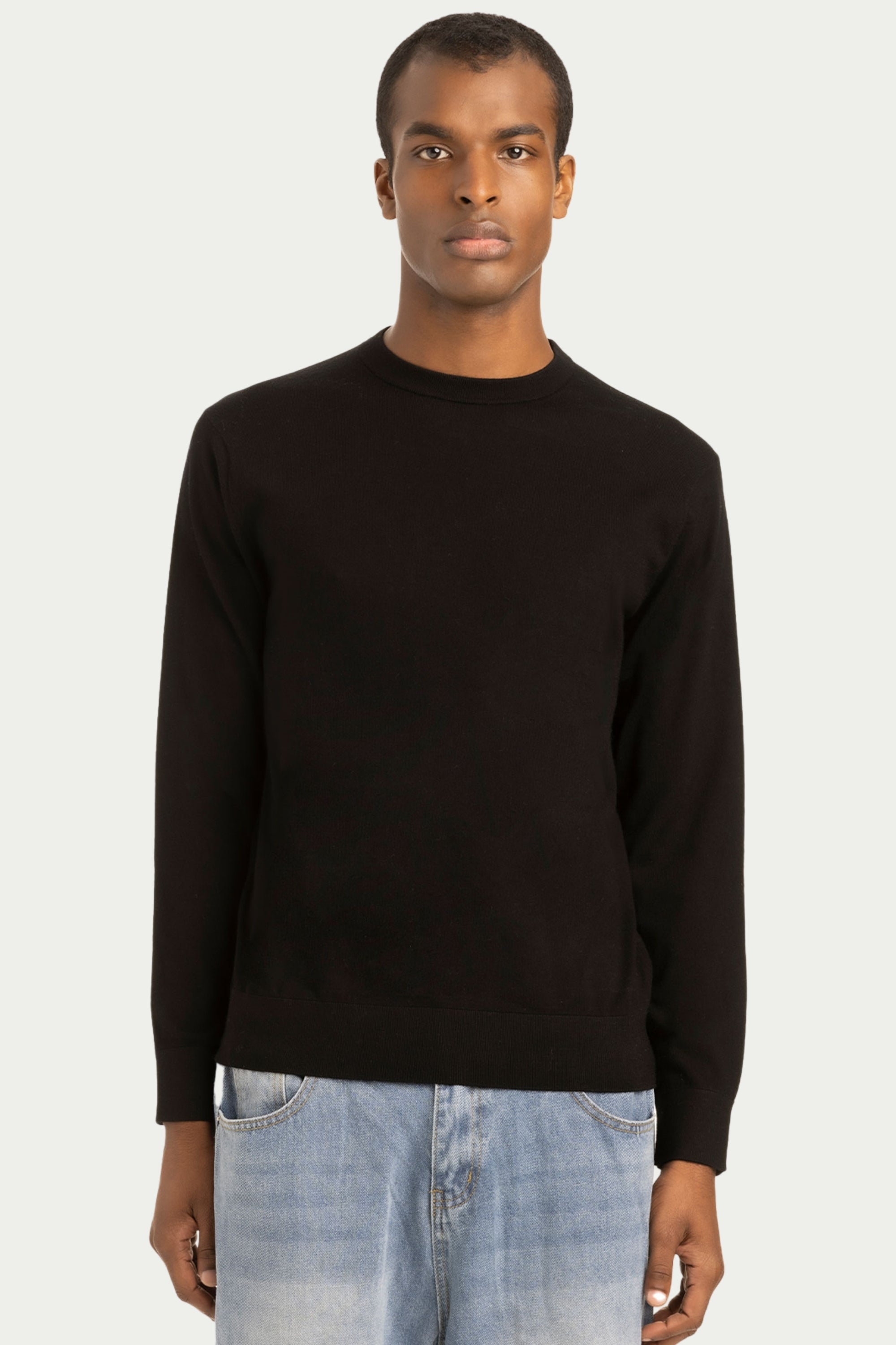Daily Men's Wool Crew Neck Sweater - SOLOVA MOVE
