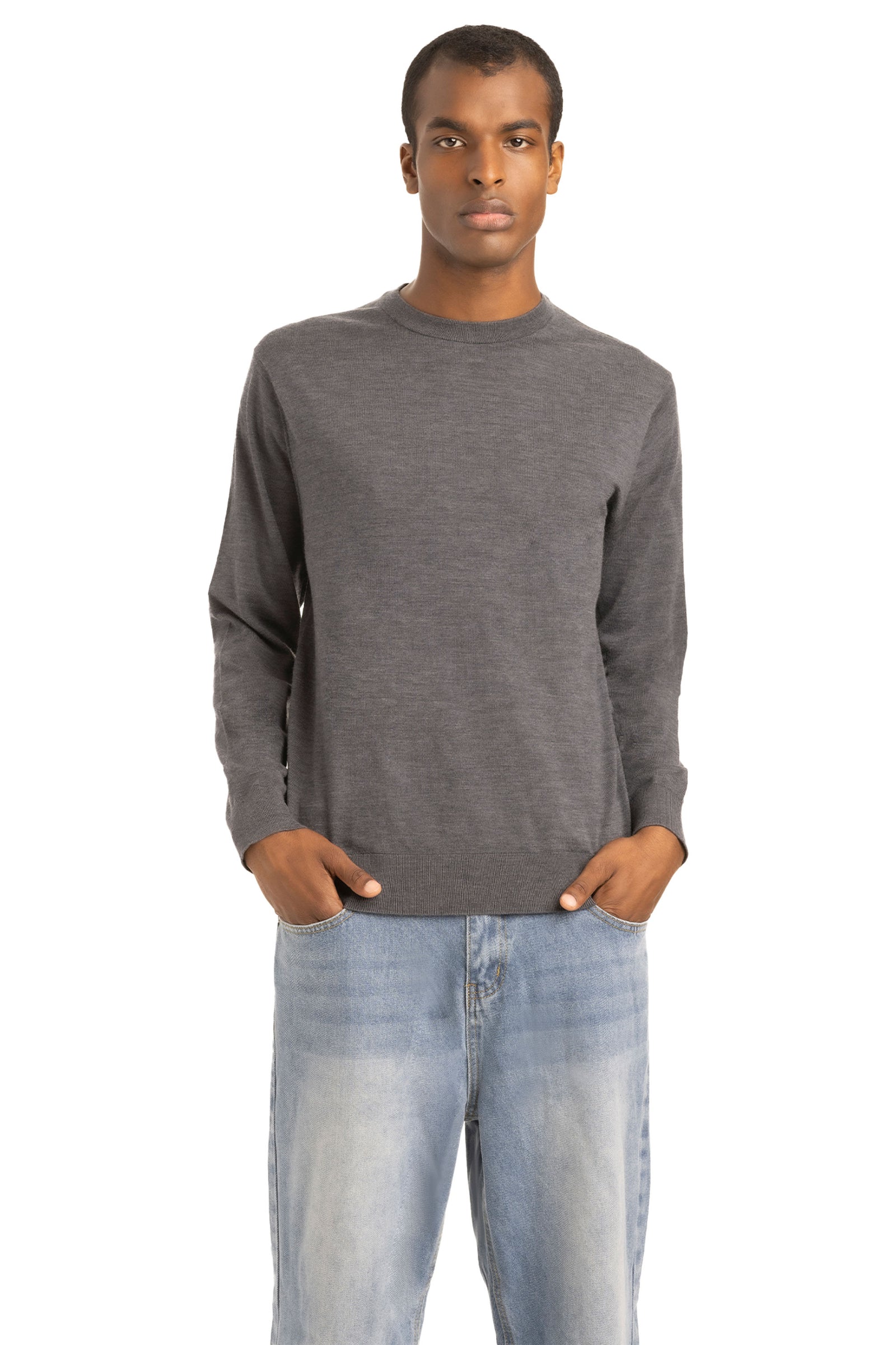 Daily Men's Wool Crew Neck Sweater - SOLOVA MOVE