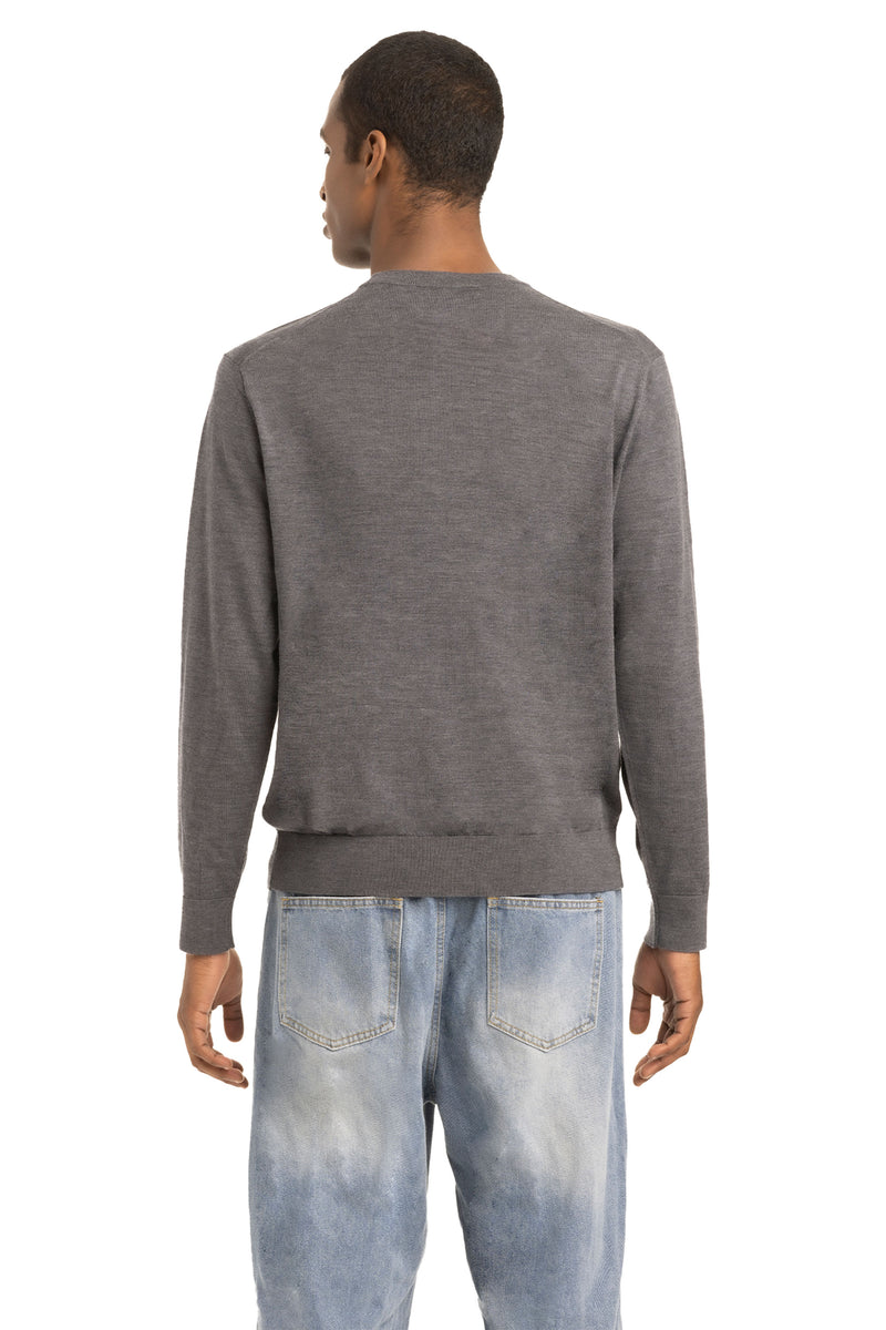 Daily Men's Wool Crew Neck Sweater - SOLOVA MOVE