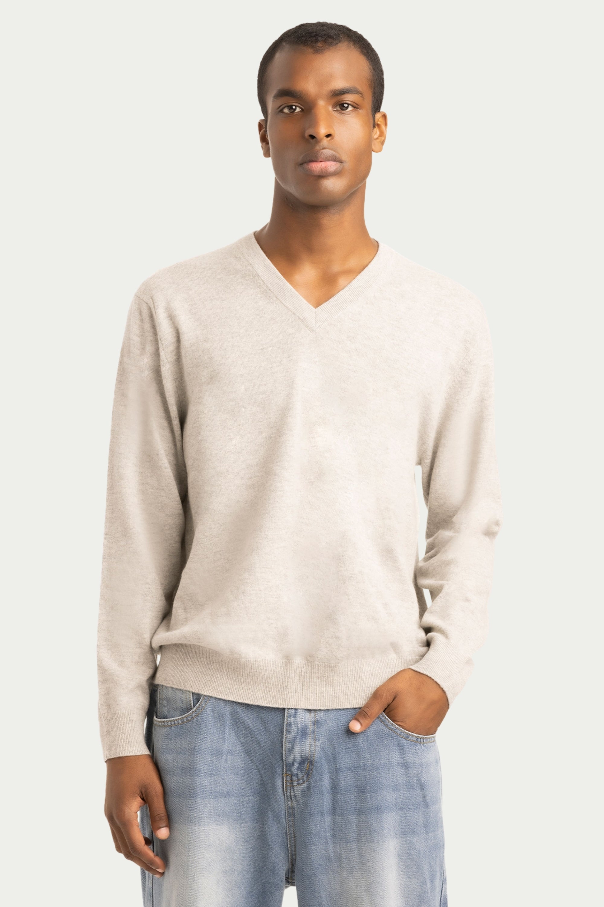 Daily Men's V Neck Sweater - SOLOVA MOVE