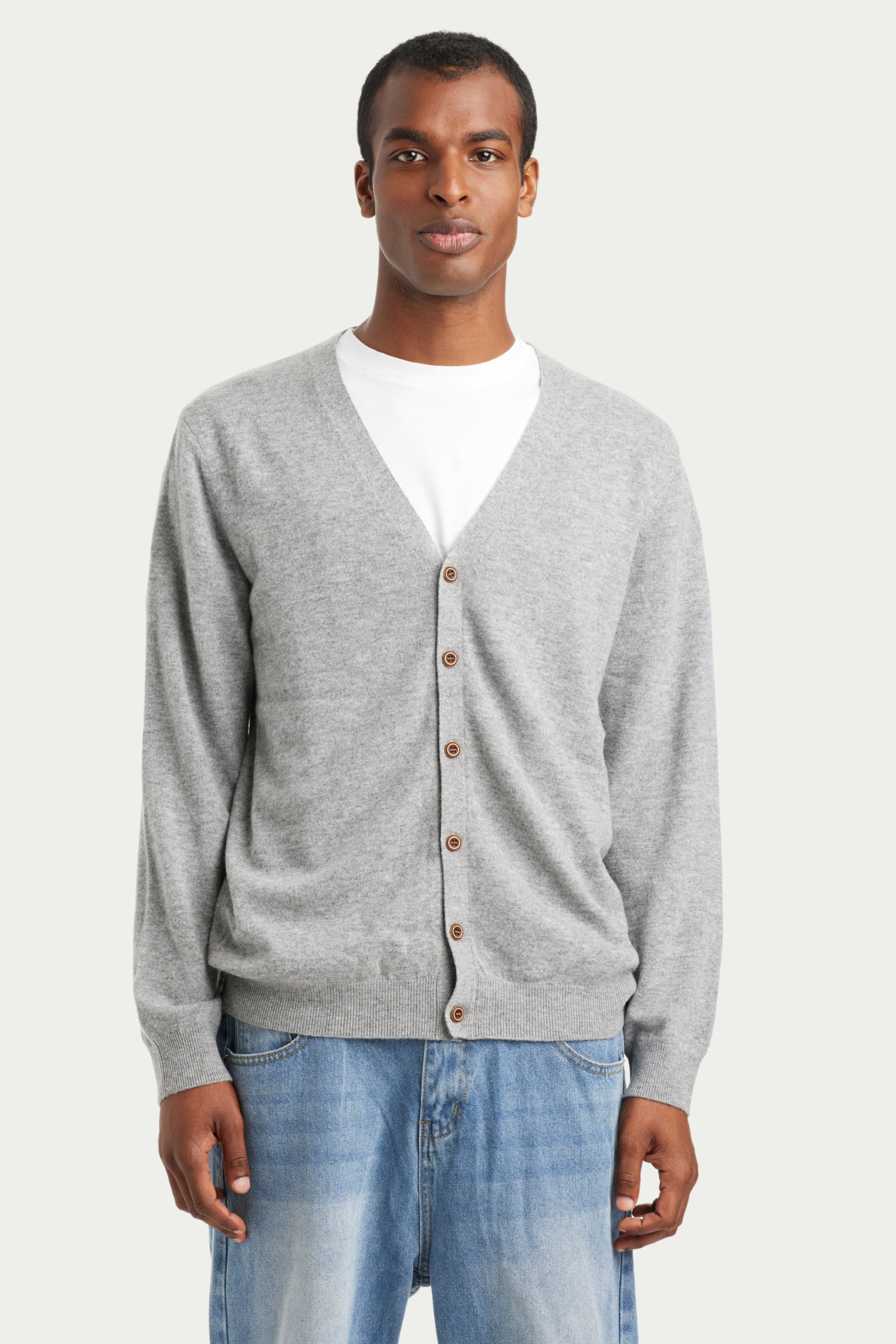 Daily Men's V Neck Cardigan - SOLOVA MOVE