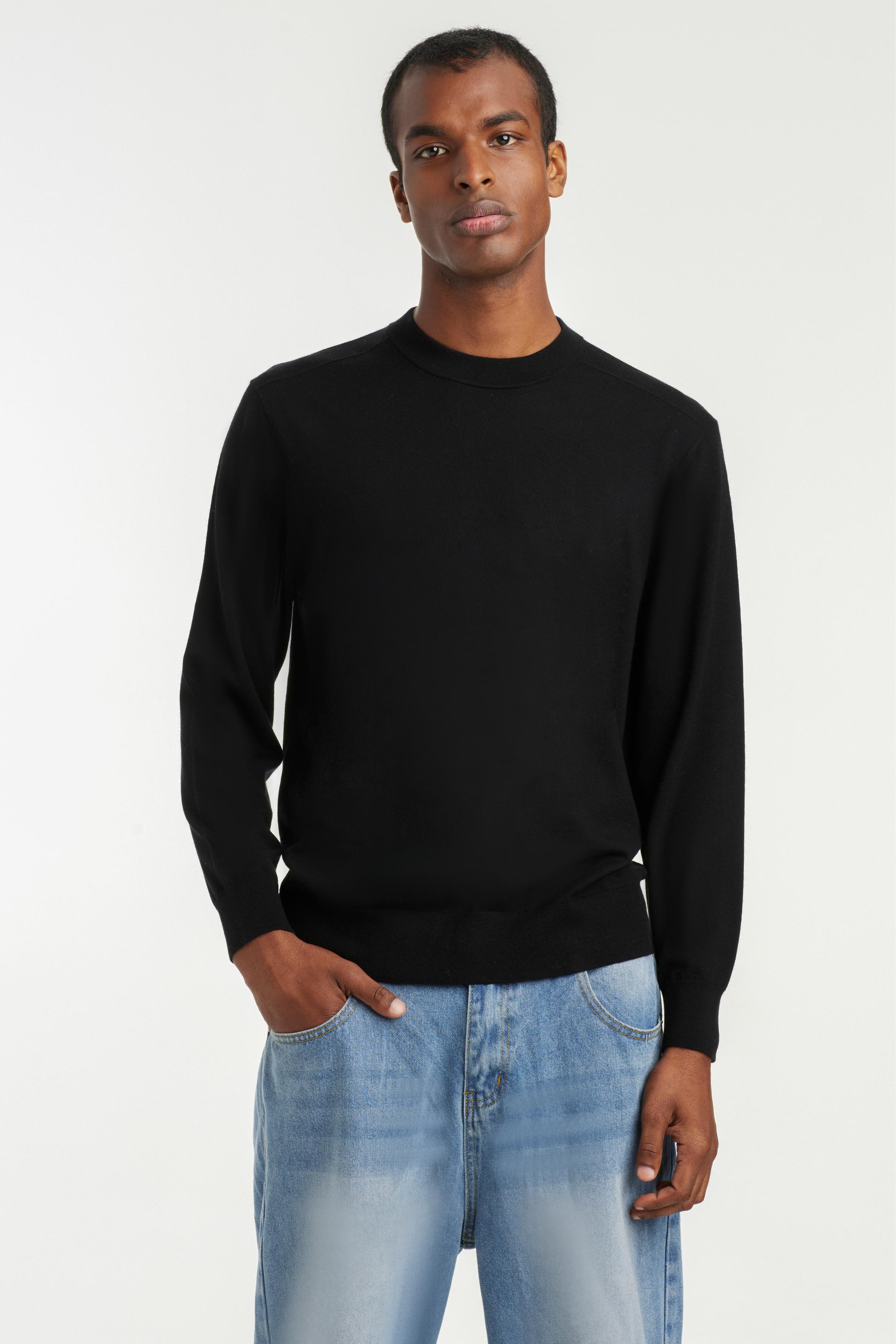 Men's Wool-Cashmere Blend Crewneck Sweater - SOLOVA MOVE