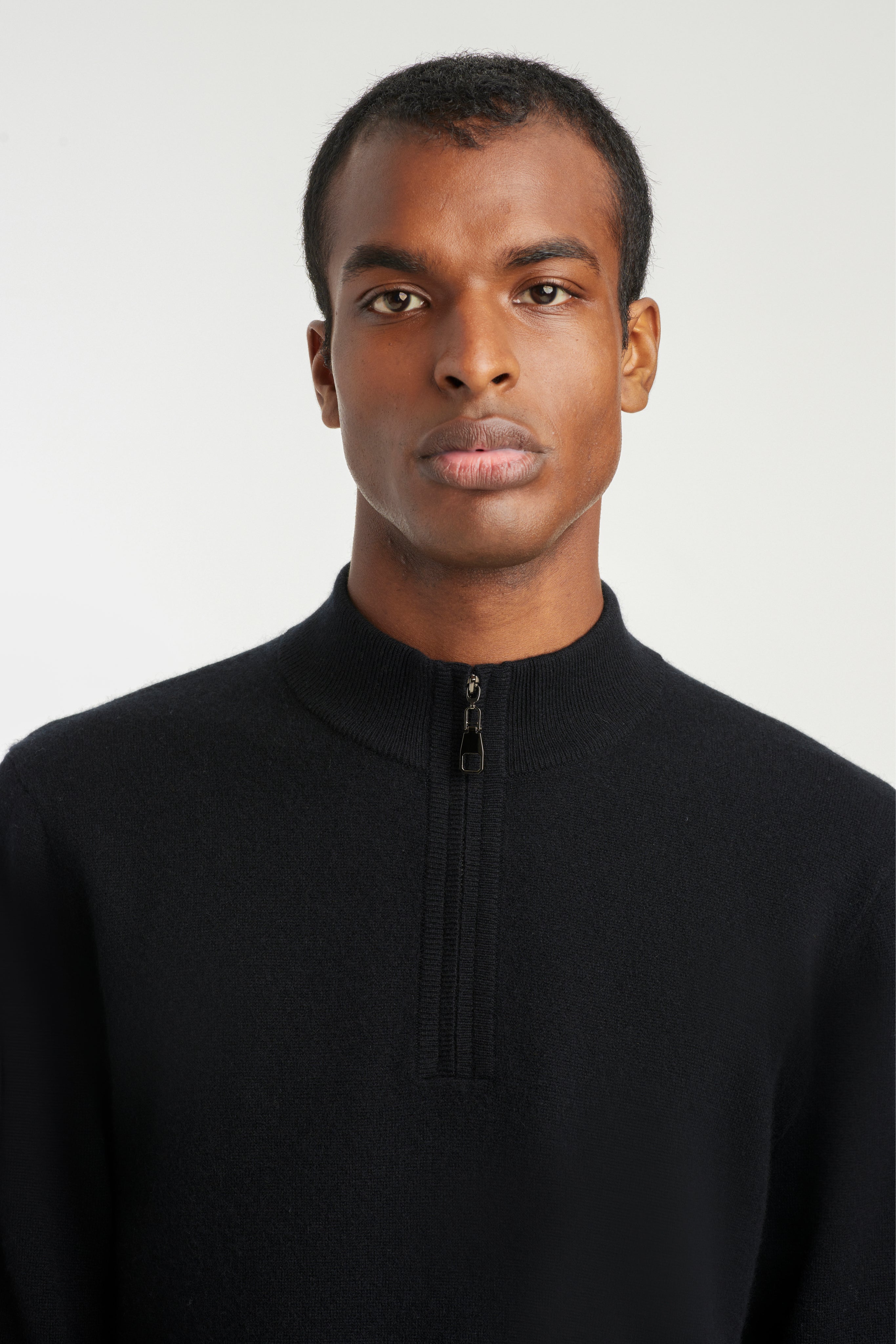 Men's Cashmere Half-Zip Sweater - SOLOVA MOVE