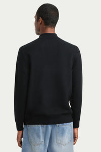 Men's Cashmere Half-Zip Sweater - SOLOVA MOVE