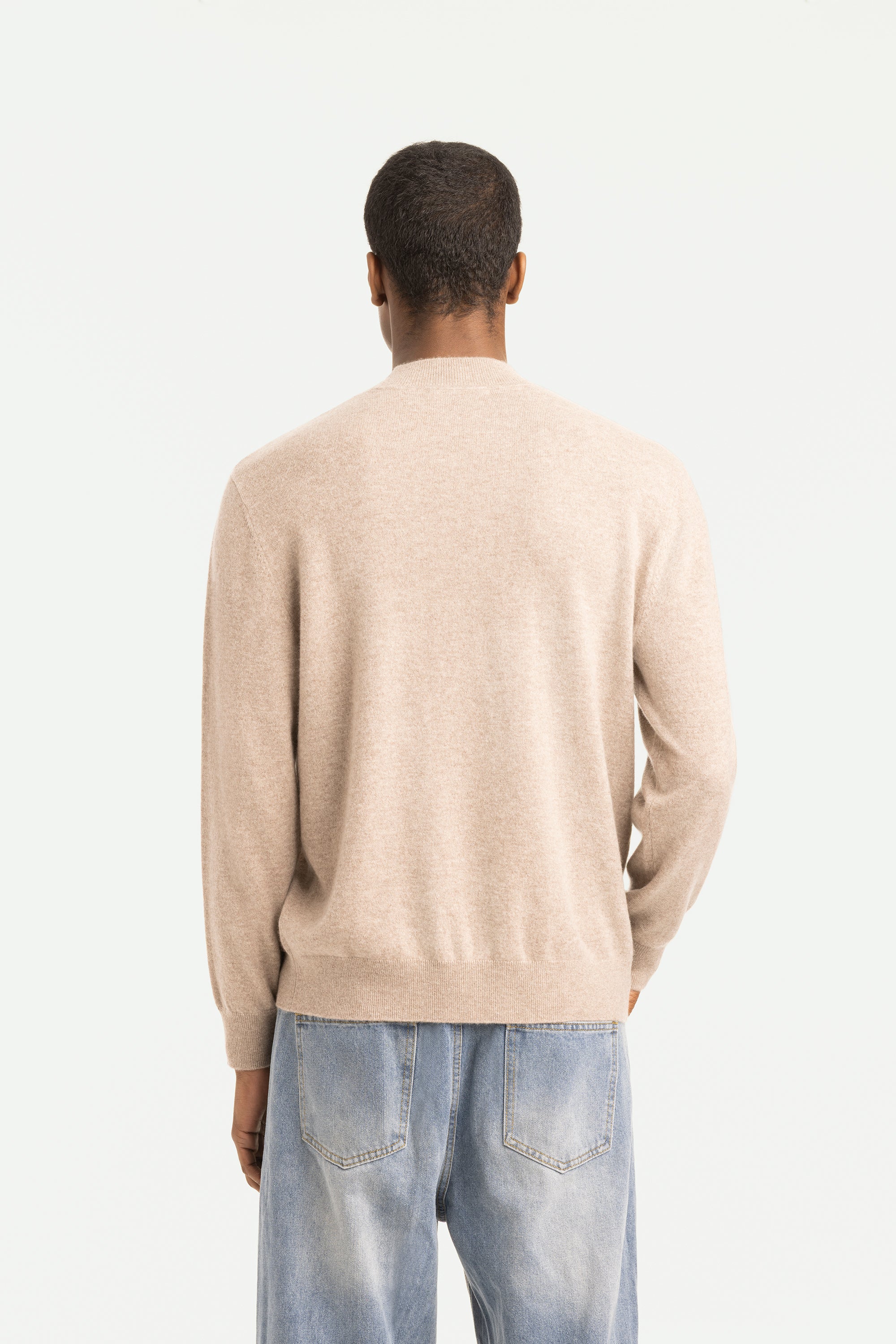 Men's Wool-Cashmere Blend Crewneck Sweater - SOLOVA MOVE