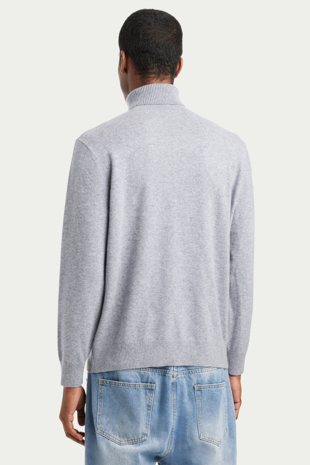 Men's Cashmere Turtle Neck Sweater - SOLOVA MOVE
