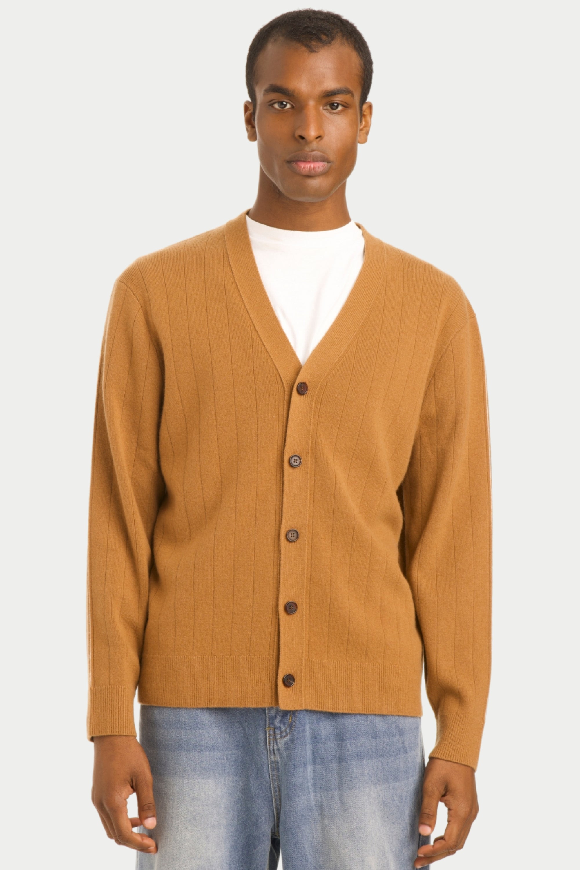 Men's Button Down Cashmere Cardigan - SOLOVA MOVE