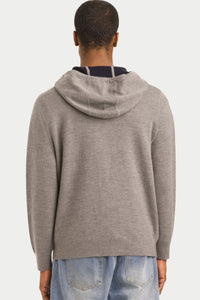 Men's Wool-Cashmere Blend Hooded Jacket - SOLOVA MOVE