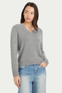 Alpha V Neck Cashmere Sweater - SOLOVA MOVE