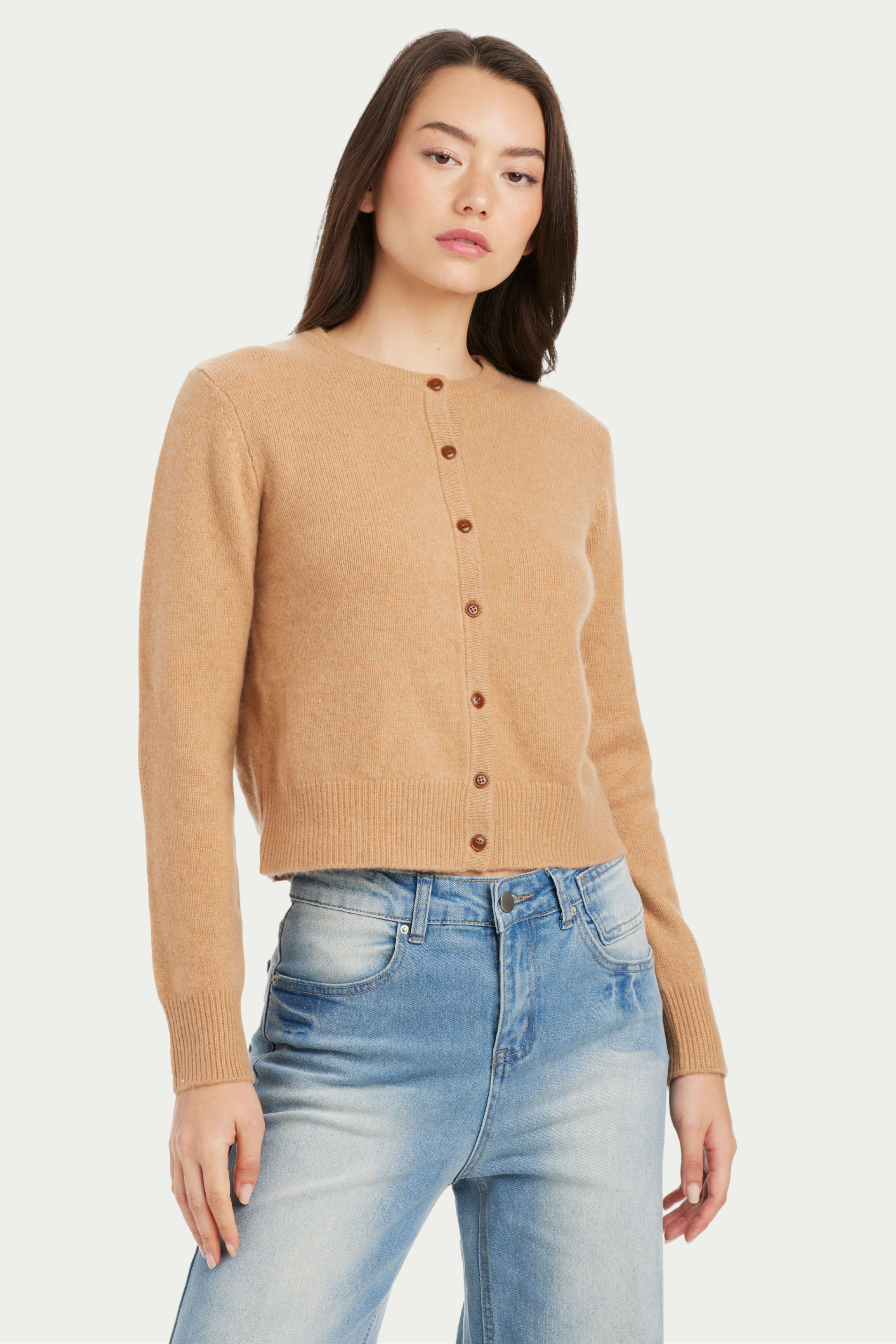 Helen Slim Sleeve Cashmere Cardigan - SOLOVA MOVE