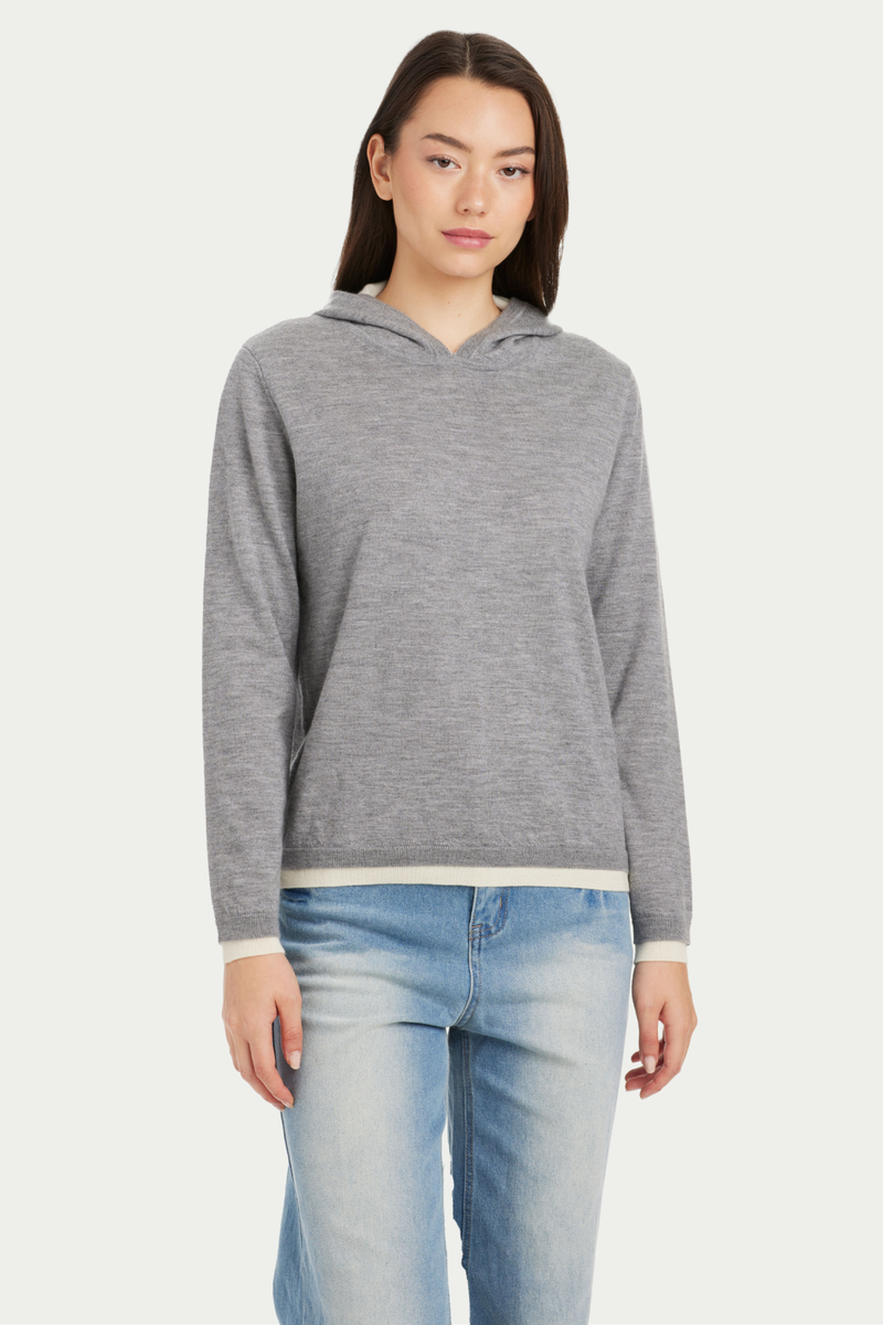 Carol Hooded Cashmere Pullover - SOLOVA MOVE