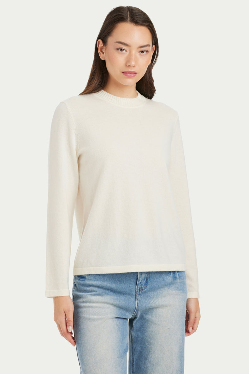 Suri Cashmere Crew Neck Sweater - SOLOVA MOVE